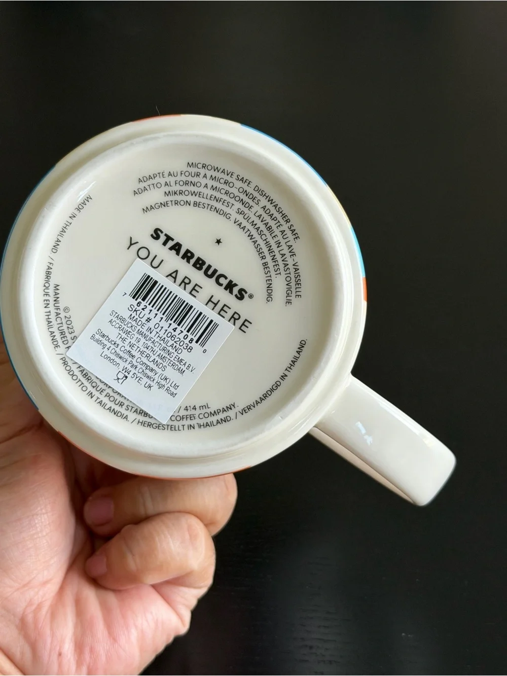 Starbucks NWOB Budapest You Are Here Collection 14 Fl Oz Mug
